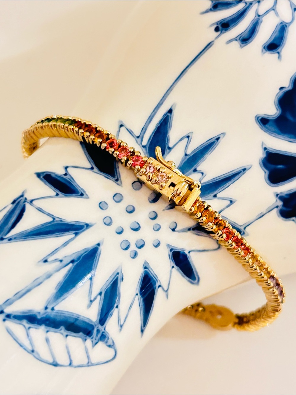 NWOT Coach Rainbow Tennis Bracelet - Picture 5 of 15